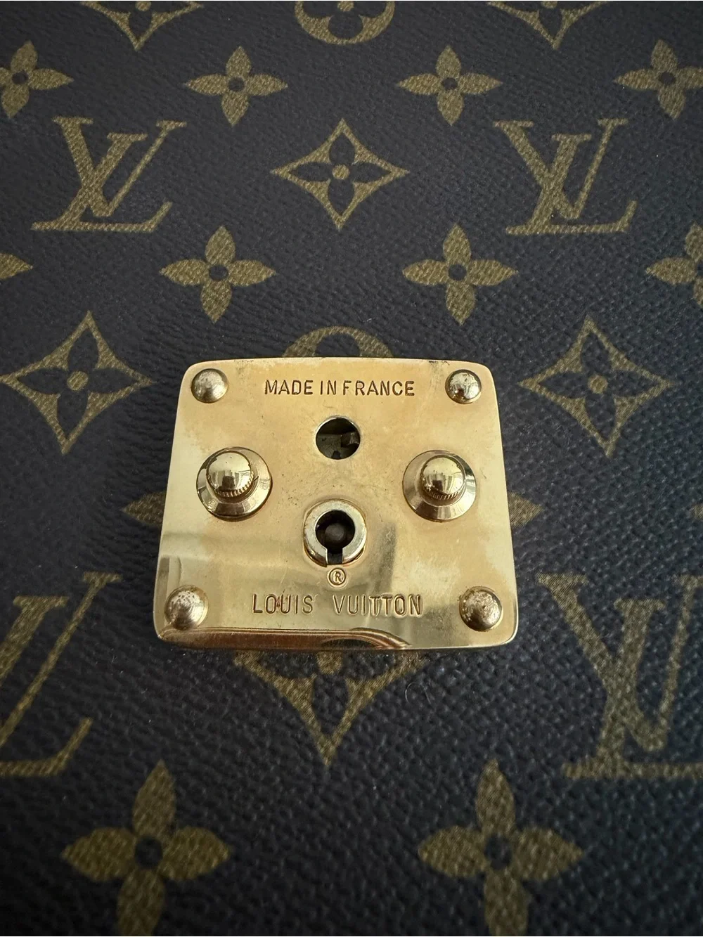 Louis Vuitton Monogram Canvas Envelope Briefcase in Brown and Tan